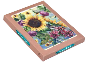 8 Assorted Boxed Floral Notecards by Artists to Watch