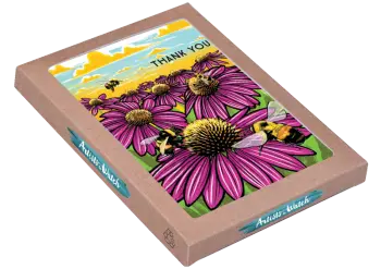8 Boxed Thank You Notecards by Artists to Watch