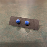 Lapis Post Earrings by Margie Magnuson