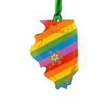 Galena Ornament Painted by Stormy Mochal and Created by Anthony Krier