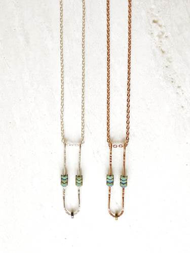 Long U Necklace by Brianna Kenyon