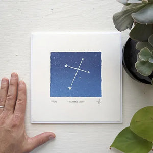 Southern Cross Silkscreen Print by Allison and Jonathan Metzger