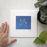 Libra Silkscreen Print by Allison and Jonathan Metzger