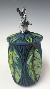 Jar with Rabbit by Nancy Briggs