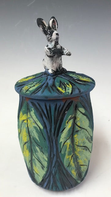 Jar with Rabbit by Nancy Briggs