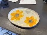 Sunflower Oval Tray by ZPots