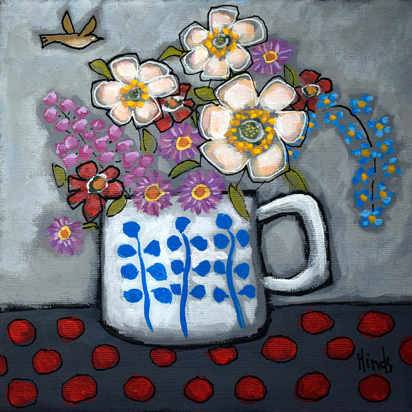 Flowers in a Cup by David Hinds