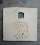 Sleeping Dog 4" x 4" Tile by Whistling Frog