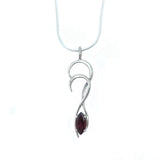 Garnet Necklace by Margie Magnuson