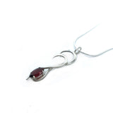 Garnet Necklace by Margie Magnuson