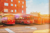 Trolley Depot Framed Photo Art By Hallie Bear