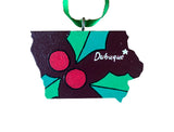 Dubuque Ornament Painted by Lena Olson and Created by Anthony Krier