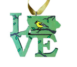 Dubuque Ornament Painted by Lena Olson and Created by Anthony Krier