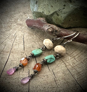 River Rock Earrings by Karen Gilbert