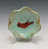 Cardinal Little Nest Bowl by Bluegill Pottery