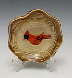 Cardinal Little Nest Bowl by Bluegill Pottery