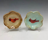 Cardinal Little Nest Bowl by Bluegill Pottery