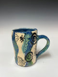 Mug - Blue and White by Nancy Briggs