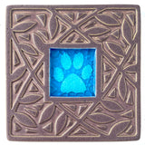 Paw Print Coaster by Macone Clay