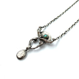 Scrappy Silver Necklace by Amber Carlin