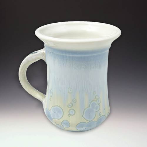 Mug - Ivory White Blue by Indikoi Pottery