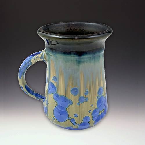 Mug - Sky Dark Olive by Indikoi Pottery