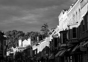 Main Street Shadows Photo Print by Hallie Bear