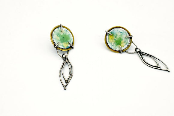 Spring Moss Earrings by Amber Carlin