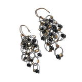 Multi-Interlock Hook Earrings with Stones by MPR Jewelry