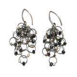 Multi-Interlock Hook Earrings with Stones by MPR Jewelry