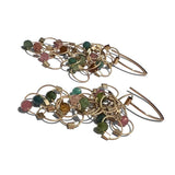 Multi-Interlock Hook Earrings with Stones by MPR Jewelry