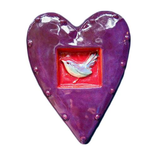 Bird of My Heart Tile by Parran Collery