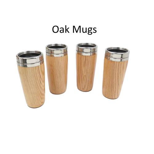 Oak Travel Tumbler by Dickinson Woodworking