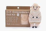 Sheep Embroidery Kit by Kiriki Press