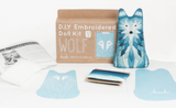 Wolf Embroidery Kit by Kiriki Press