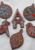 Dala Horse Stitched Ornament Kit by Kiriki Press
