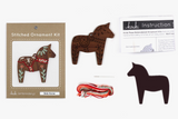 Dala Horse Stitched Ornament Kit by Kiriki Press