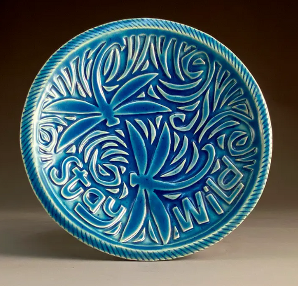 Dragonflies Bowl by Macone Clay