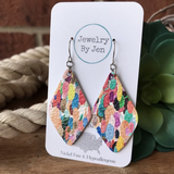Lora Earrings: Confetti Splash by Jewelry By Jen