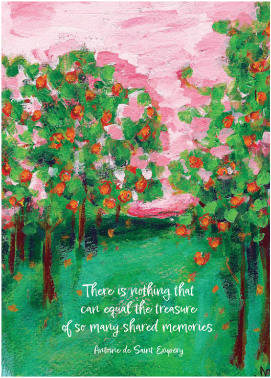 Orange Grove Sympathy Card from Artists to Watch