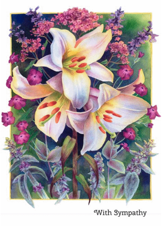 The Lily Sympathy Card from Artists to Watch
