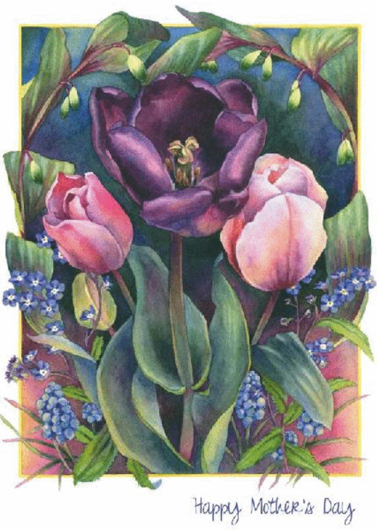 Tulip Mother's Day Card from Artists to Watch