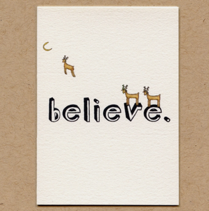 Believe Enclosure Card by Beth Mueller