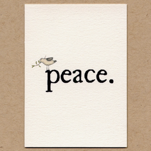 Peace Enclosure Card by Beth Mueller