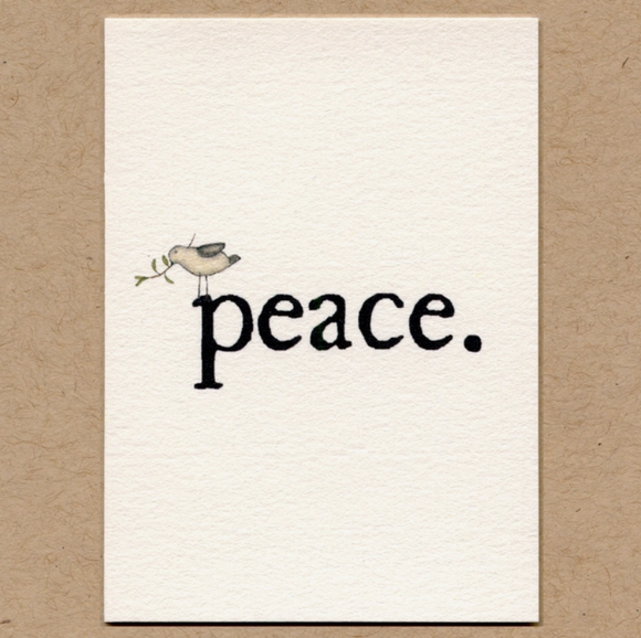 Peace Enclosure Card by Beth Mueller