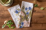 Butterfly Blooms Tea Towel by Gingiber