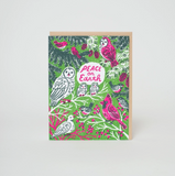 Peace Birds Holiday Greeting Card by Egg Press Manufacturing