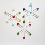 Mini Glass Mod Starburst Ornament by TommyGunGlass