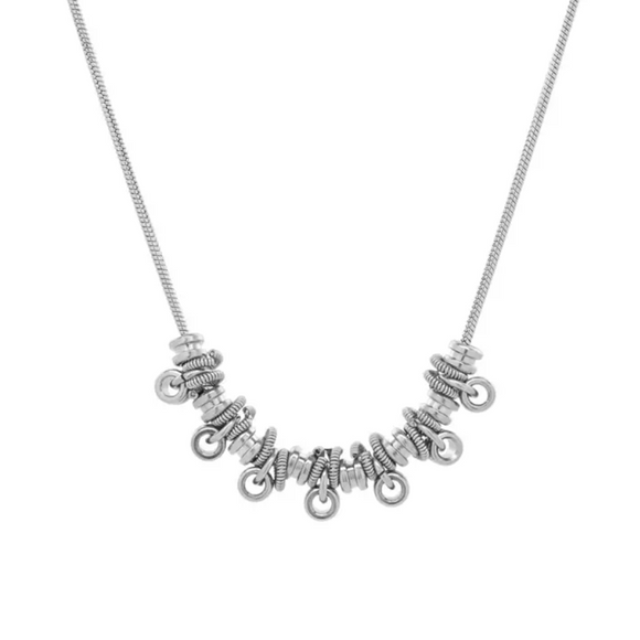 Interval Necklace - Silver by High Strung Studios