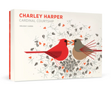 Charley Harper: Cardinal Courtship Boxed Holiday Notecards